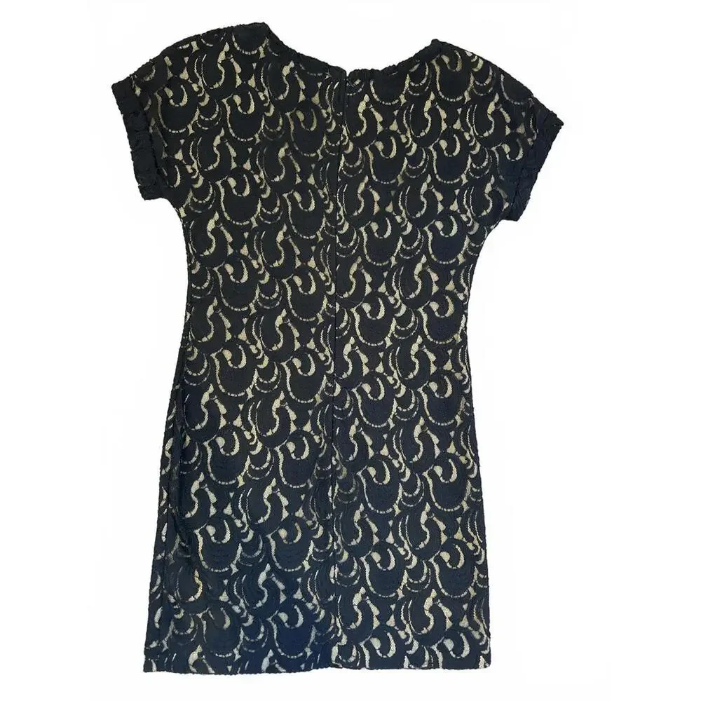 Vintage Vivienne Tam Women's Black Lace Dress XS - Picture 4 of 10